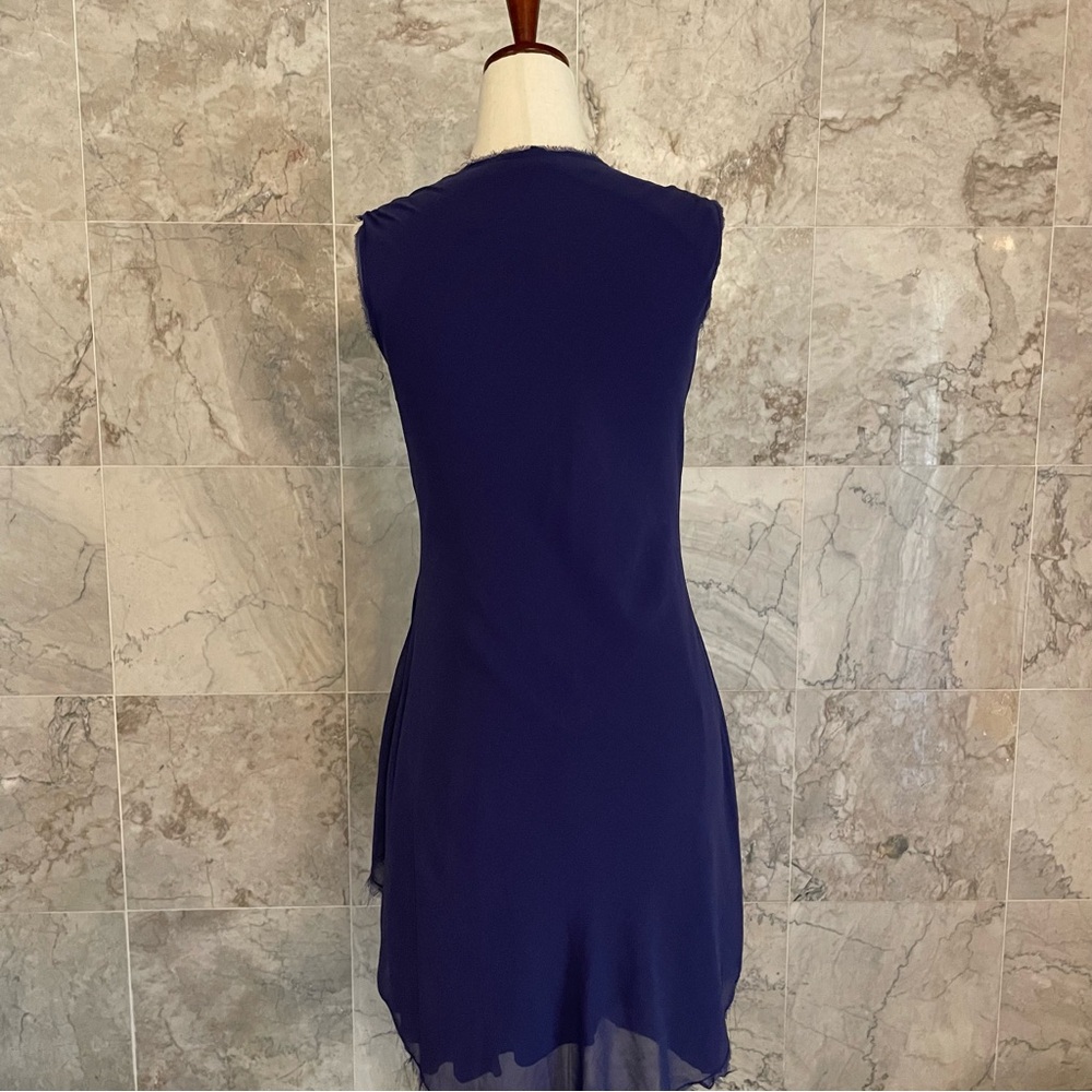 RACHEL Rachel Roy Chiffon Overlay Shift Dress - Picture 6 of 7